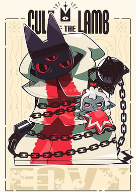 Cult of the Lamb Game Poster