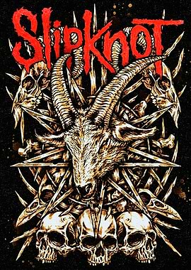 Slipknot Goat Skull Artwork