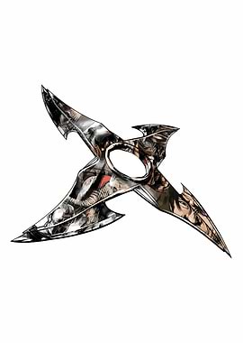 Shuriken with character collage