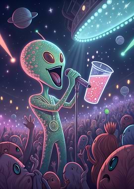 Alien Concert with Drink
