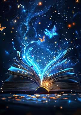 Magical Open Book Butterflies