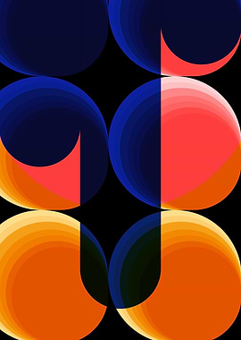 Abstract Circles Pattern