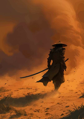 Samurai Desert Landscape