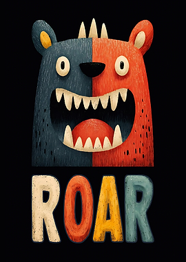 Colorful Monster Roar