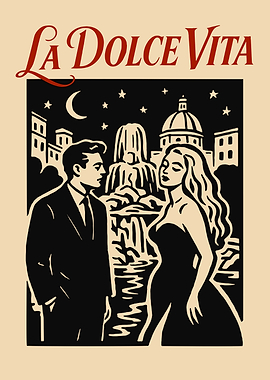 La Dolce Vita Illustration