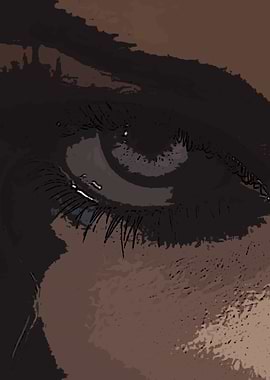 Close-up of a Brown Eye