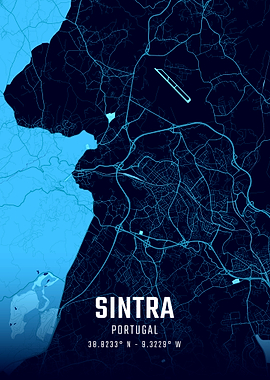 Sintra Midnight City Map