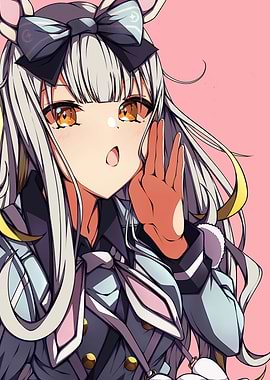 Anime Girl with Bunny Ears