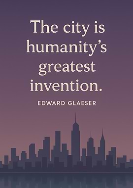 Cityscape Quote by Edward Glaeser