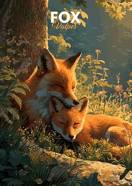 Fox Animal Family