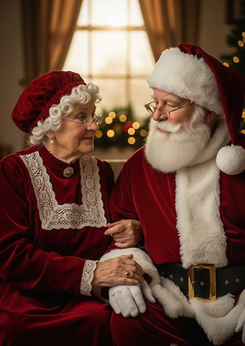 Santa and Mrs. Claus Portrait