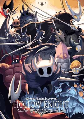 Hollow Knight Characters Illustration