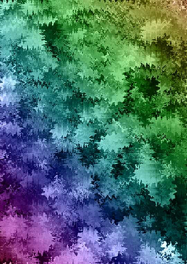 Abstract Rainbow Wave Pattern 1