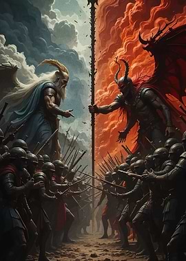 Epic Battle Good vs Evil