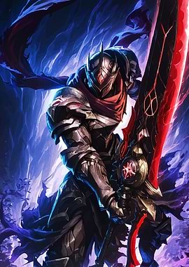 Armored Warrior Red Sword