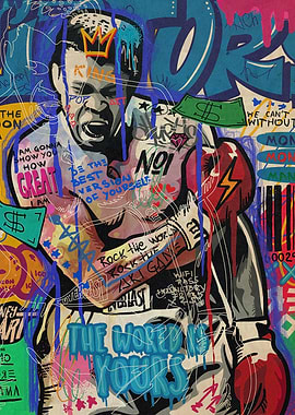Muhammad Ali Graffiti Art