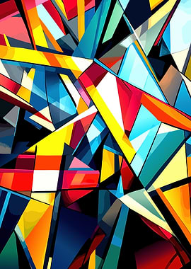 Colorful Abstract Geometric Shapes