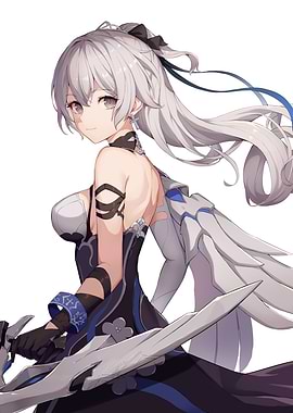 Girl with Silver Hair