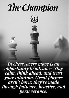 The Champion Chess Motivational Quote