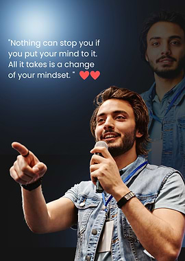 Motivational Speech with Positive Quote