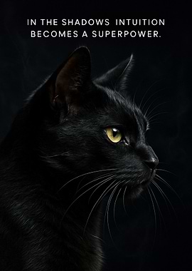 Black Cat Intuition Superpower Quotes