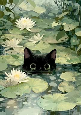 The Cat Among the Lilies