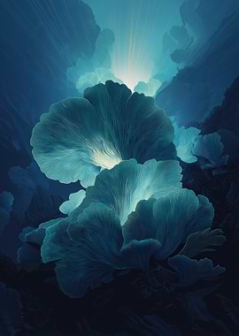 Radiant Fungal Bloom