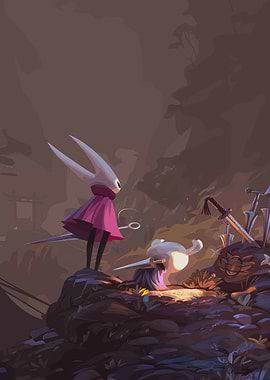 Hollow Knight: Hornet and Quirrel