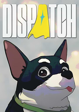 Dispatch Dog Superhero Cartoon