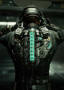 Dead Space Suit Back View