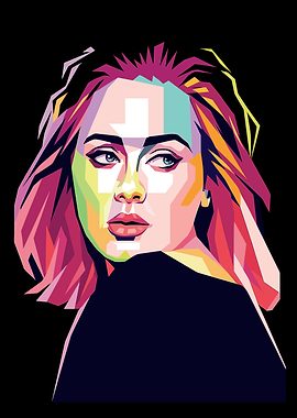 Adele Pop Art Portrait