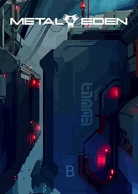 Metal Eden Sci-Fi Cityscape