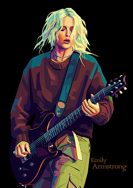 Emily Armstrong Guitarist pop arts