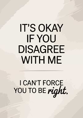 Humorous Disagreement Quote