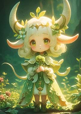 Chibi Forest Spirit Horns