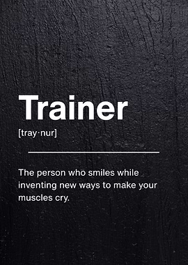 Trainer Funny Definition