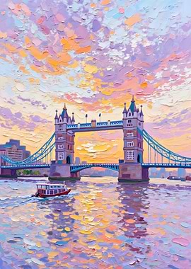 Tower Bridge London Painting