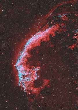Eastern Veil Nebula Supernova Remnant