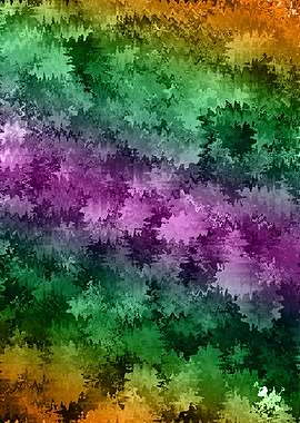 Abstract Colorful Wavy Pattern 2