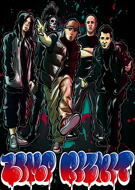 Limp Bizkit Cartoon Illustration