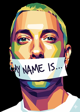 Eminem Pop Art Portrait
