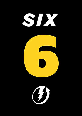 Six Logo Black and Yellow