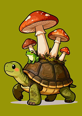 Mushroom Turtle Guardian