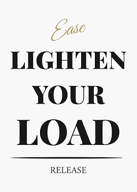 Ease Lighten Your Load Release – Light Edition