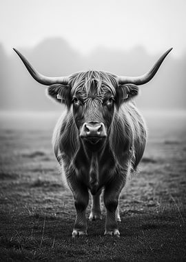 Highland Cow Portrait