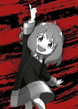 Anya Forger's Energetic Pose