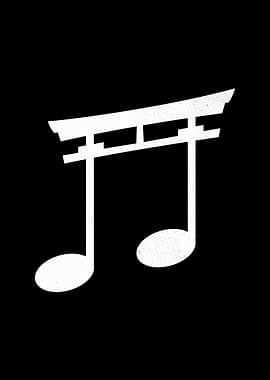 Japan Song Musical Note Zen Temple
