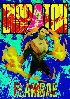 Dispatch Flambae Comic Book Cover Art