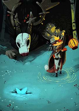 Fox and the Forest Spirit