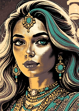 Portrait of a Woman with Jewelry